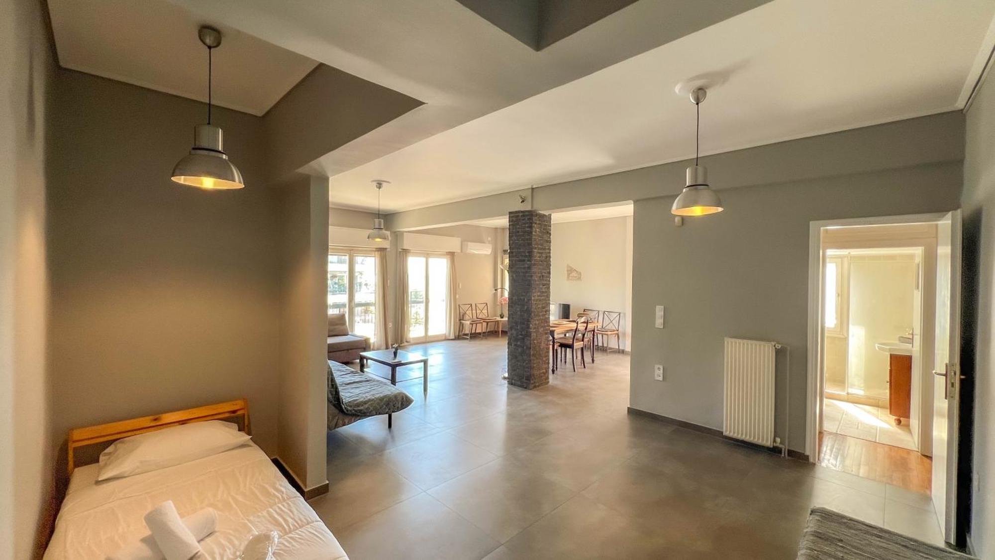 אתונה Alimos Sea View Family Apartment מראה חיצוני תמונה