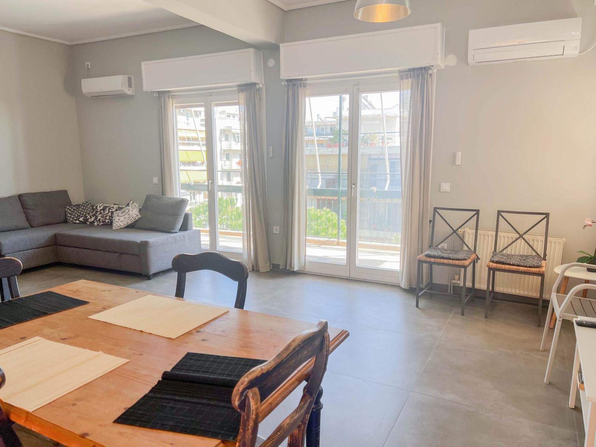 אתונה Alimos Sea View Family Apartment מראה חיצוני תמונה
